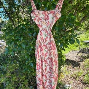 Lovers + Friends Bosworth Floral Midi Dress (S)